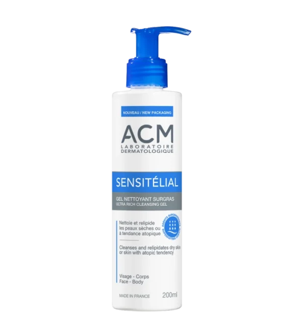 Sensitélial Gel Nettoyant Surgras-200ml